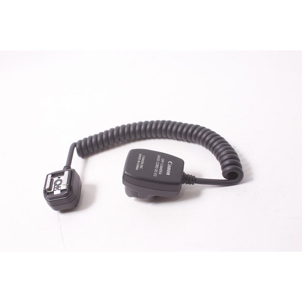 Canon OC-E3 Off-Camera Shoe Cord Photography Flash Accessory ~ 260302-WH 1023